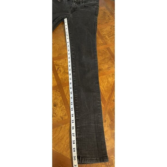 Diesel Skinzee Women's Super Slim 0813E Stretch Jeans Black W27 L32 - Picture 10 of 12